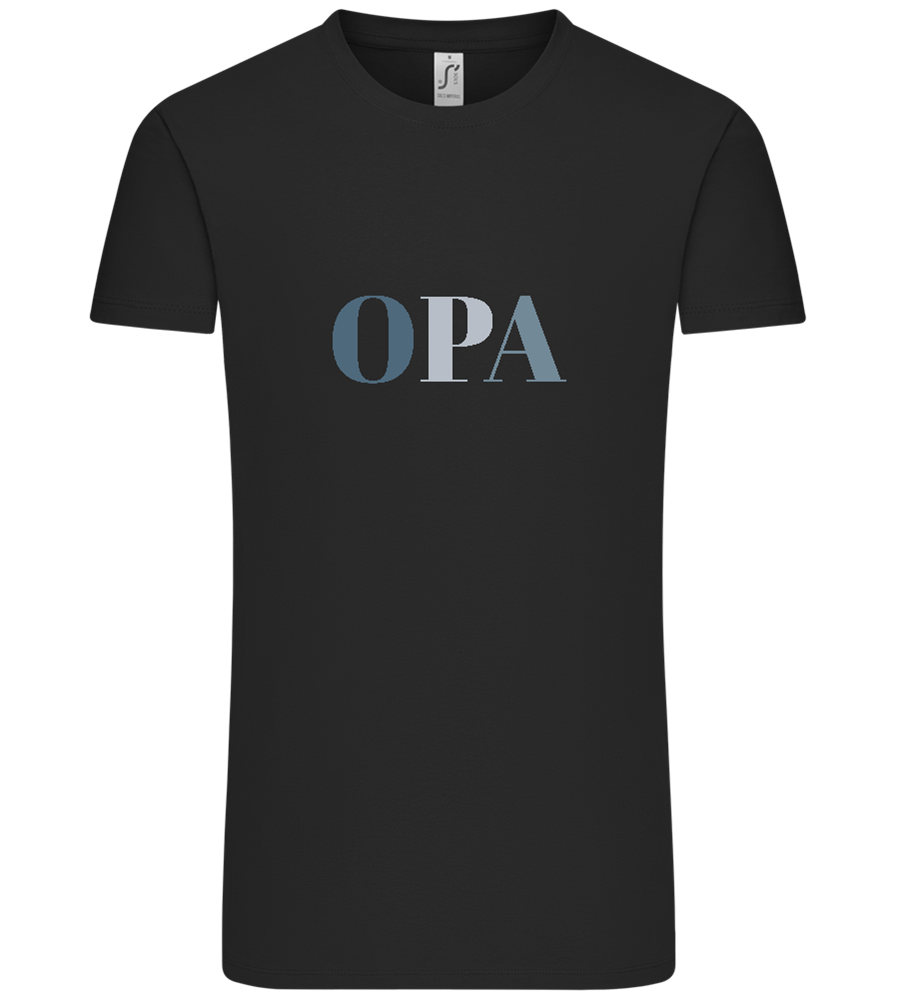 OPA Design - Comfort Unisex T-Shirt_DEEP BLACK_front