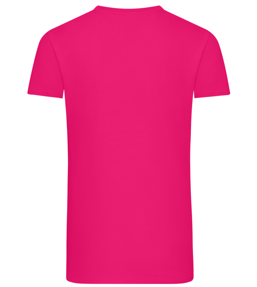 Cause For Weight Gain Design - Comfort men's fitted t-shirt_FUCHSIA_back