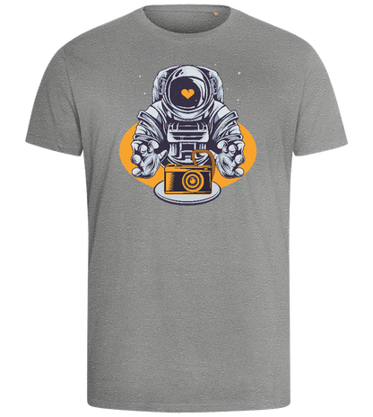 Spaceman Camera Design - Comfort men's fitted t-shirt_ORION GREY_front