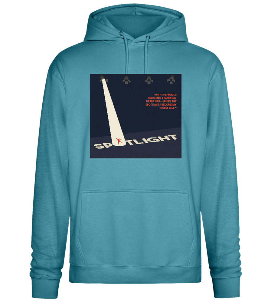 In My Spotlight Design - Premium Essential Unisex Hoodie_POOL BLUE_front