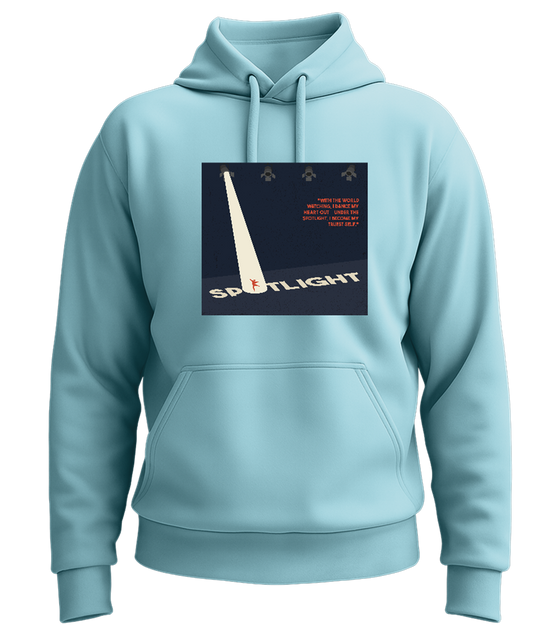In My Spotlight Design - Premium Essential Unisex Hoodie_POOL BLUE_front