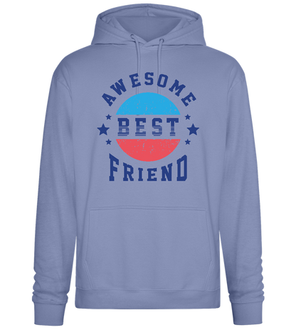 Awesome Best Friend design - Premium Essential Unisex Hoodie_BLUE_front