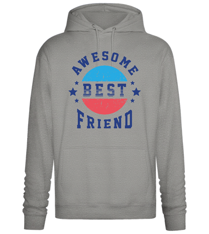 Awesome Best Friend design - Premium Essential Unisex Hoodie_ORION GREY II_front