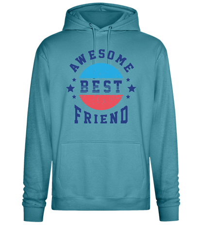 Awesome Best Friend design - Premium Essential Unisex Hoodie_POOL BLUE_front