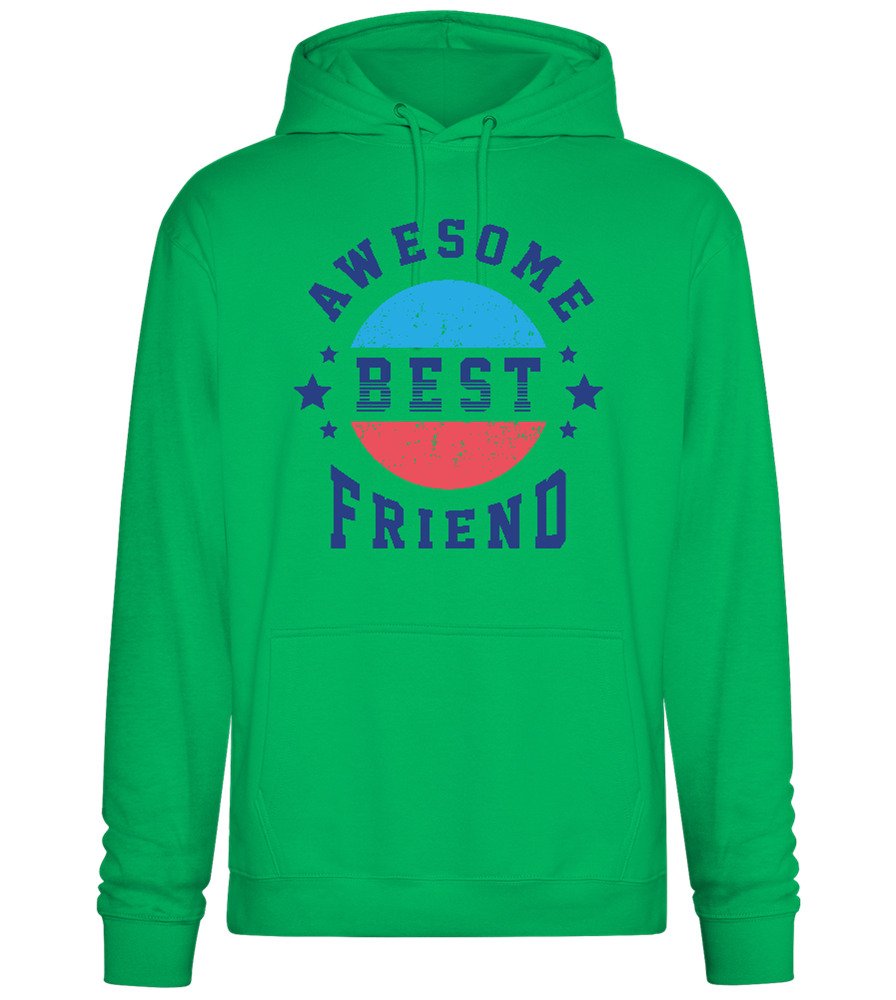 Awesome Best Friend design - Premium Essential Unisex Hoodie_SPRING GREEN_front