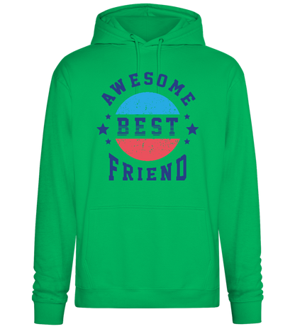 Awesome Best Friend design - Premium Essential Unisex Hoodie_SPRING GREEN_front