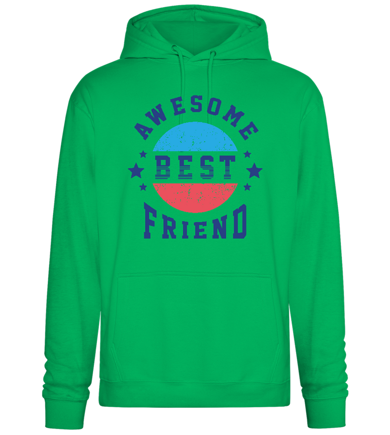 Awesome Best Friend design - Premium Essential Unisex Hoodie_SPRING GREEN_front