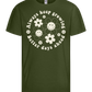 Keep Growing Smiley Design - Basic kids t-shirt_ARMY_front