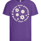 Keep Growing Smiley Design - Basic kids t-shirt_DARK PURPLE_front