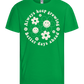 Keep Growing Smiley Design - Basic kids t-shirt_MEADOW GREEN_front