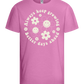 Keep Growing Smiley Design - Basic kids t-shirt_PINK ORCHID_front