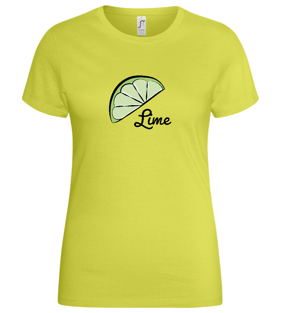 To my Lime Design - Basic women's t-shirt_GREEN APPLE_front