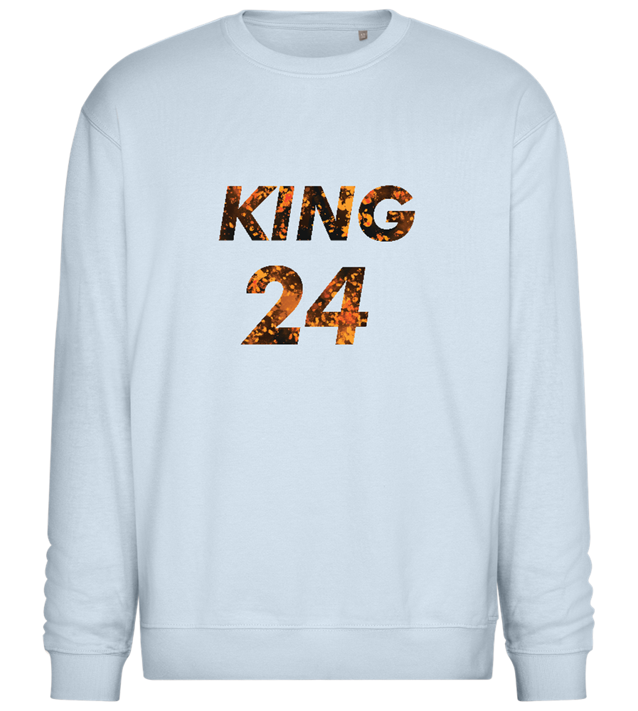 KING 24 Design - Comfort Essential Unisex Sweater_CREAMY BLUE_front