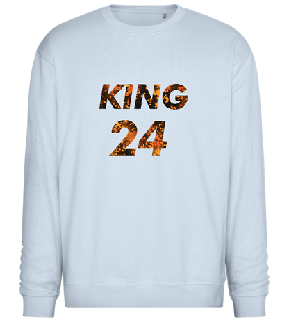 KING 24 Design - Comfort Essential Unisex Sweater_CREAMY BLUE_front