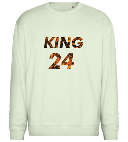 KING 24 Design - Comfort Essential Unisex Sweater_CREAMY GREEN_front