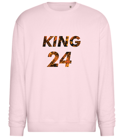 KING 24 Design - Comfort Essential Unisex Sweater_LIGHT PEACH ROSE_front