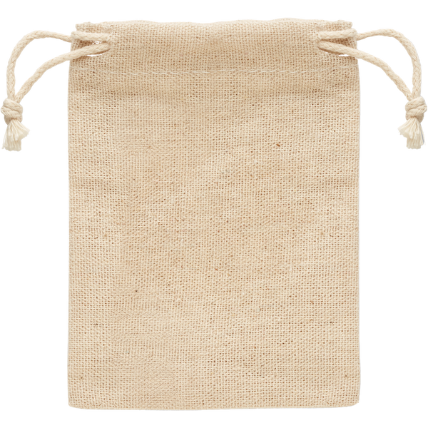 Set of 4 Stone Ice Cubes in Pouch_BEIGE_front