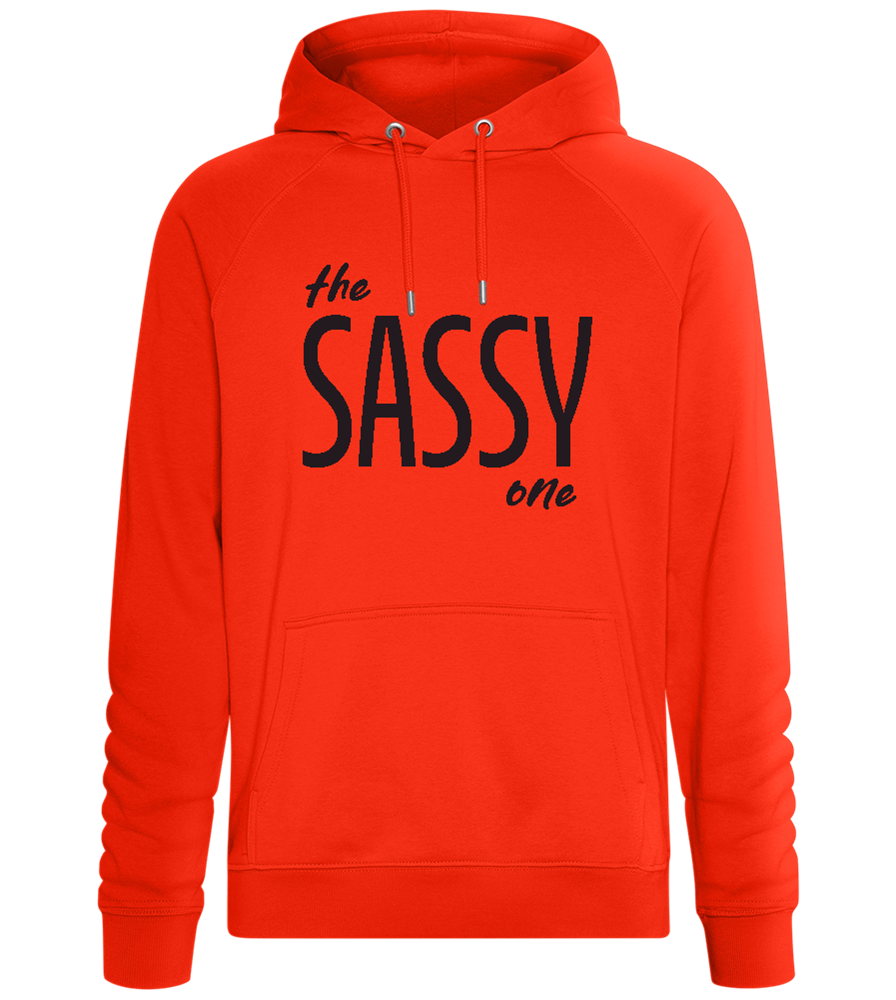 Sassy One Design - Comfort unisex hoodie_BURNT ORANGE_front