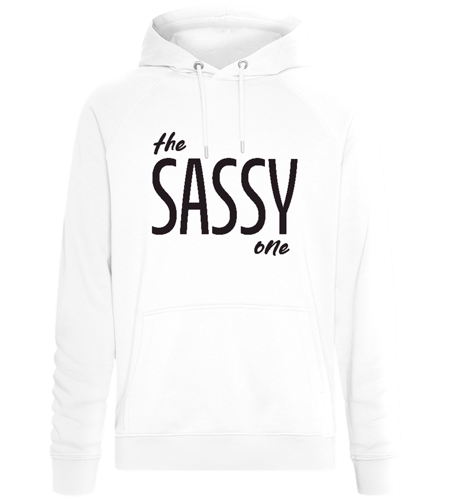 Sassy One Design - Comfort unisex hoodie_WHITE_front