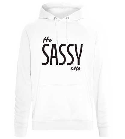 Sassy One Design - Comfort unisex hoodie_WHITE_front