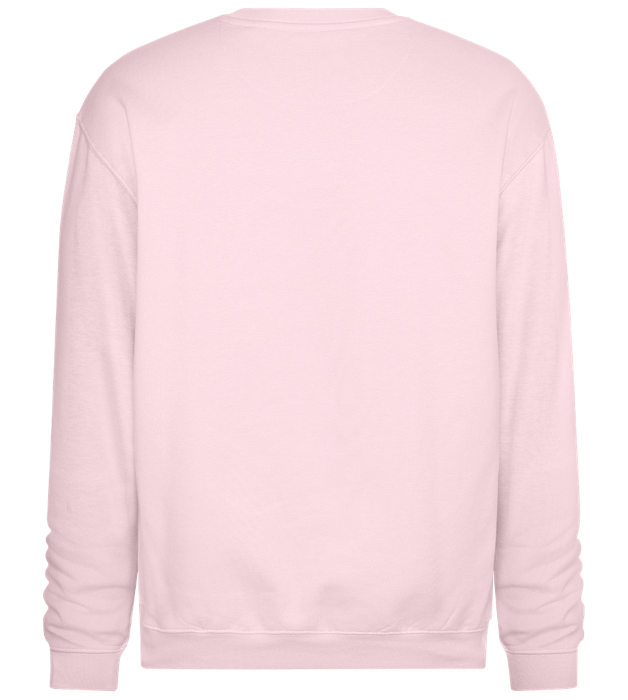 Antisocial Cats Design - Comfort Essential Unisex Sweater_LIGHT PEACH ROSE_back