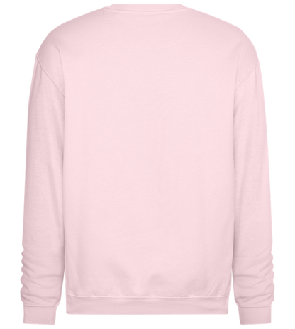 Antisocial Cats Design - Comfort Essential Unisex Sweater_LIGHT PEACH ROSE_back