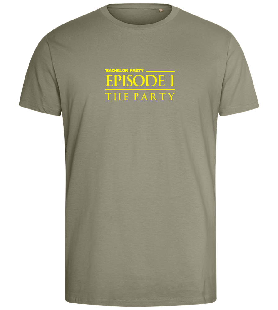 Episode 1 Design - Comfort men's fitted t-shirt_KHAKI_front