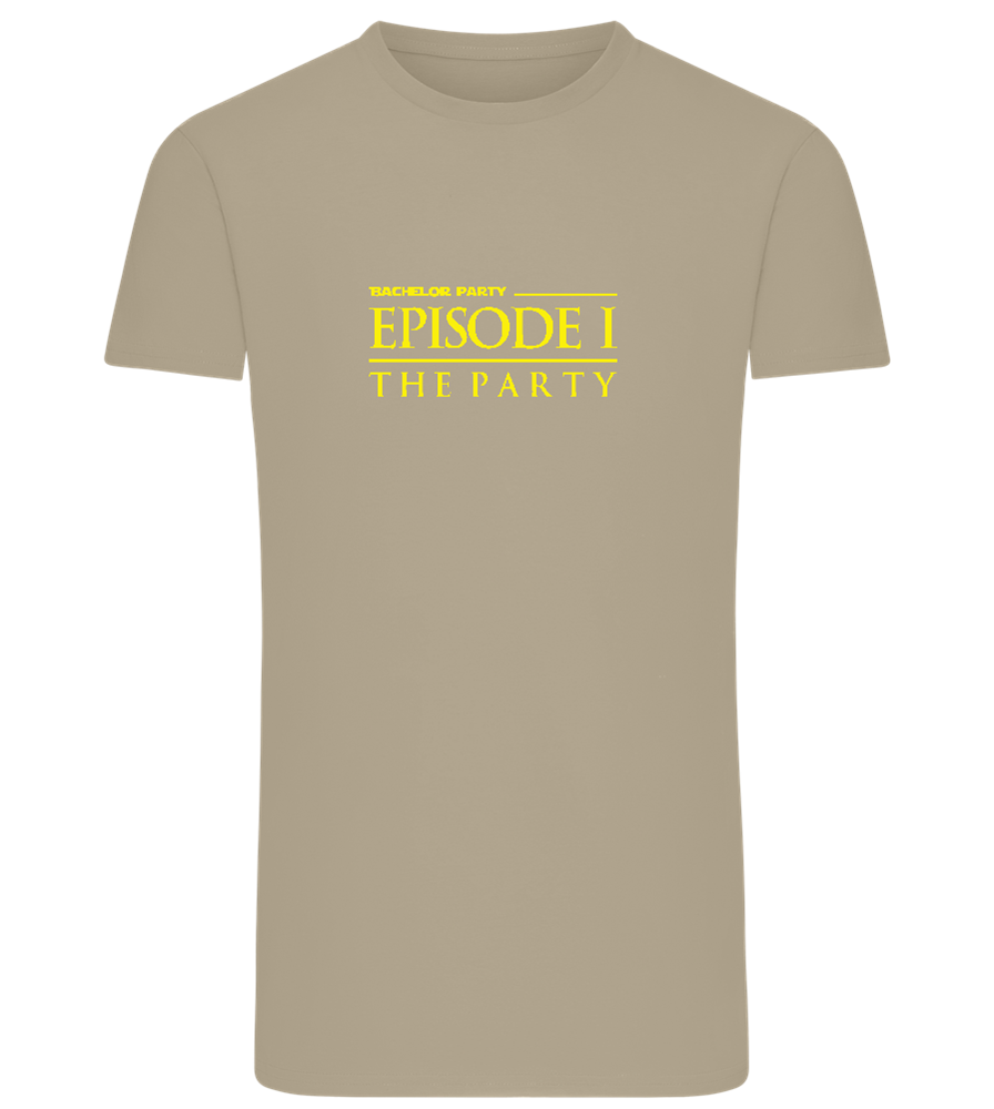 Episode 1 Design - Comfort men's fitted t-shirt_KHAKI_front