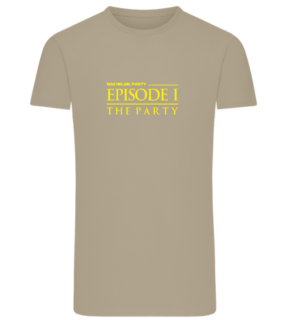 Episode 1 Design - Comfort men's fitted t-shirt_KHAKI_front