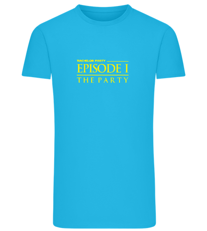 Episode 1 Design - Comfort men's fitted t-shirt_TURQUOISE_front