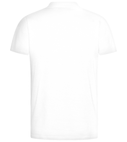 Dogfather Design - Basic men's polo shirt_WHITE_back