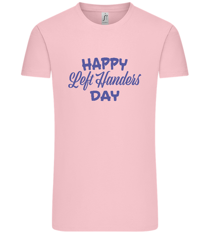 Happy Left Handers Day Design - Comfort Unisex T-Shirt_CANDY PINK_front