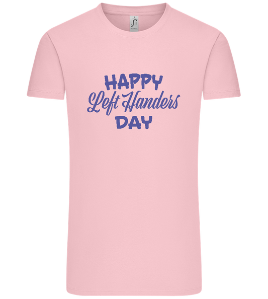 Happy Left Handers Day Design - Comfort Unisex T-Shirt_CANDY PINK_front