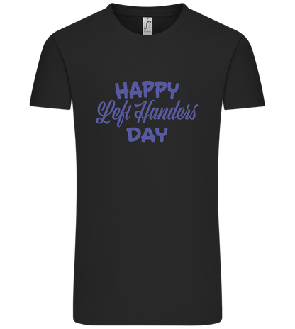 Happy Left Handers Day Design - Comfort Unisex T-Shirt_DEEP BLACK_front