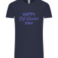 Happy Left Handers Day Design - Comfort Unisex T-Shirt_FRENCH NAVY_front