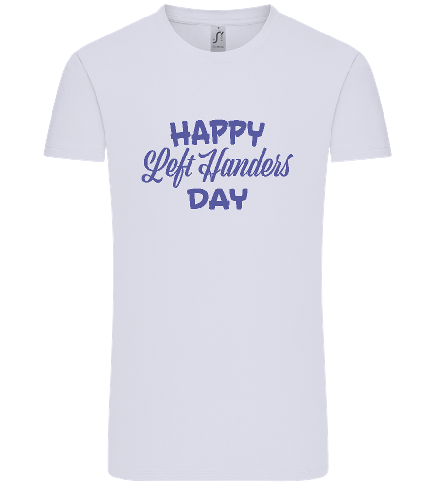 Happy Left Handers Day Design - Comfort Unisex T-Shirt_LILAK_front