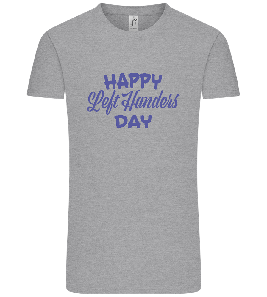 Happy Left Handers Day Design - Comfort Unisex T-Shirt_ORION GREY_front