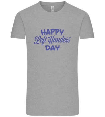 Happy Left Handers Day Design - Comfort Unisex T-Shirt_ORION GREY_front