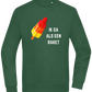 Ik Ga Als Een Raket Design - Comfort Essential Unisex Sweater_GREEN BOTTLE_front