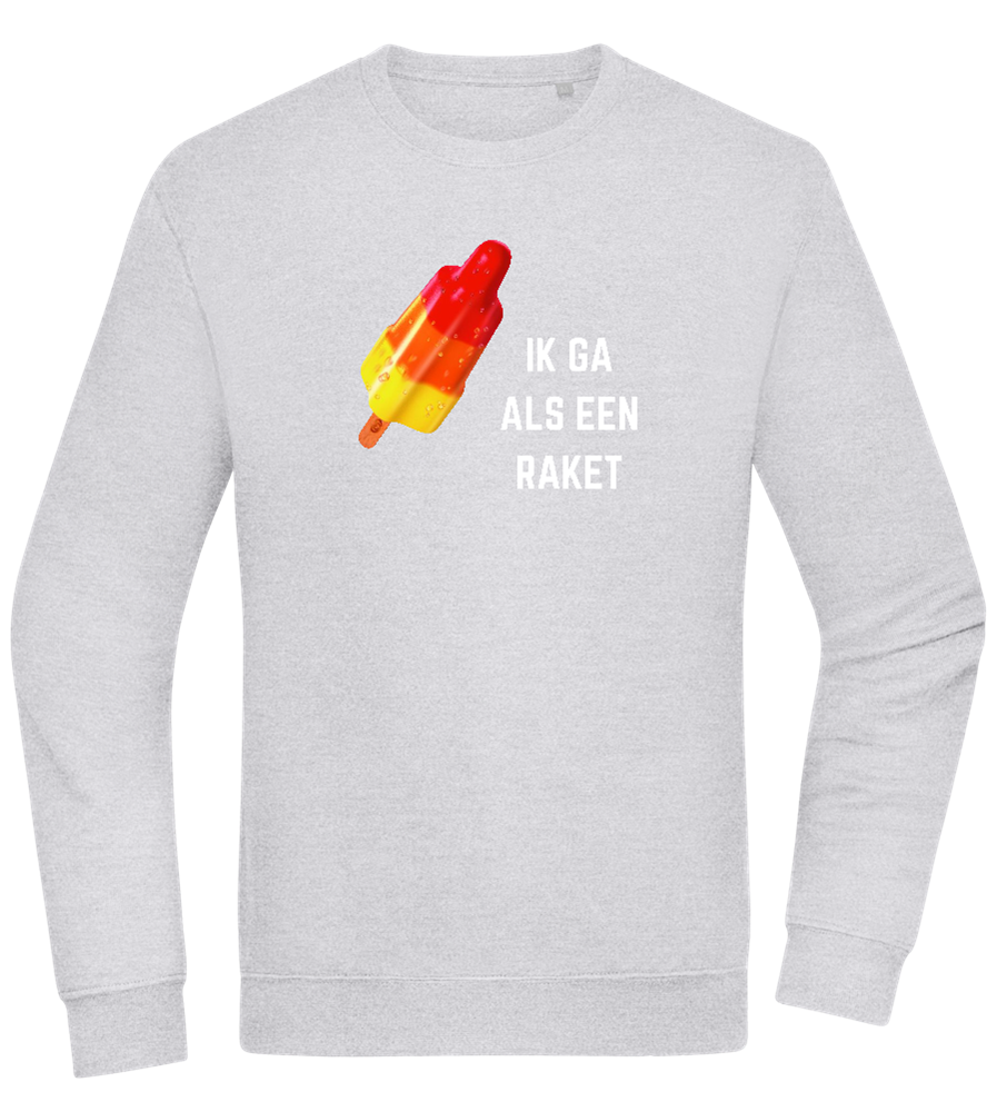 Ik Ga Als Een Raket Design - Comfort Essential Unisex Sweater_ORION GREY II_front