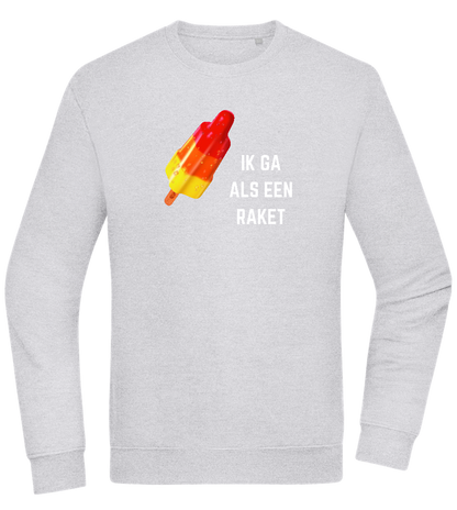 Ik Ga Als Een Raket Design - Comfort Essential Unisex Sweater_ORION GREY II_front