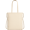 Canvas Shopping Bag with Drawstring (Beige)_BEIGE_front