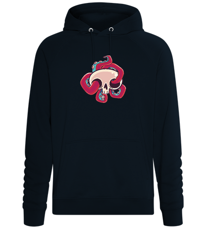 Squid Skull Design - Comfort unisex hoodie_BLACK_front