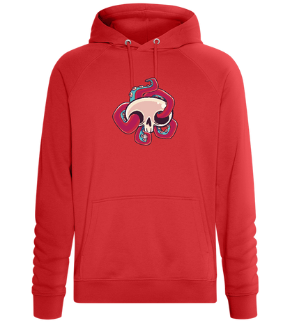 Squid Skull Design - Comfort unisex hoodie_RED_front