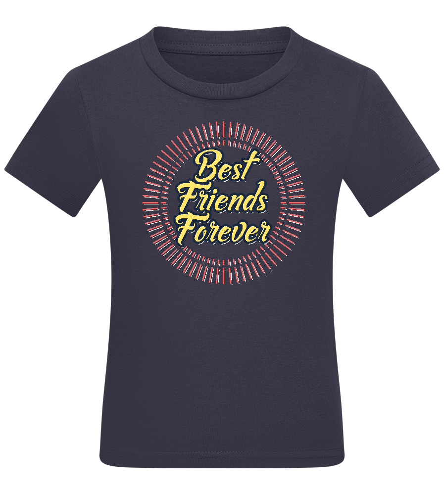 Best Friends Forever Design - Comfort kids fitted t-shirt_FRENCH NAVY_front