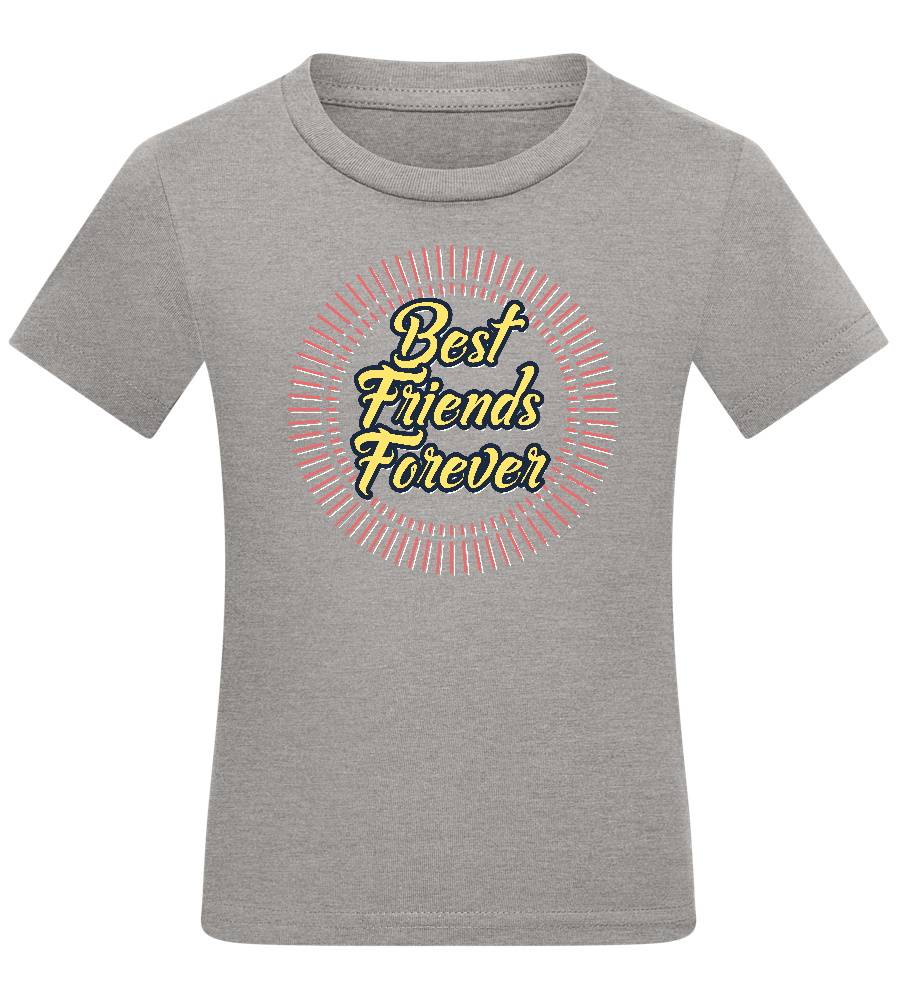 Best Friends Forever Design - Comfort kids fitted t-shirt_ORION GREY_front