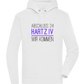 Abschluss '24 Hartz IV Design - Premium unisex hoodie_WHITE_front