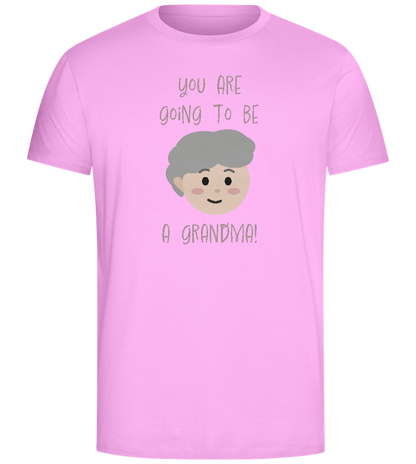 Going To Be A Grandma Design - Comfort Unisex T-Shirt_CANDY PINK_front