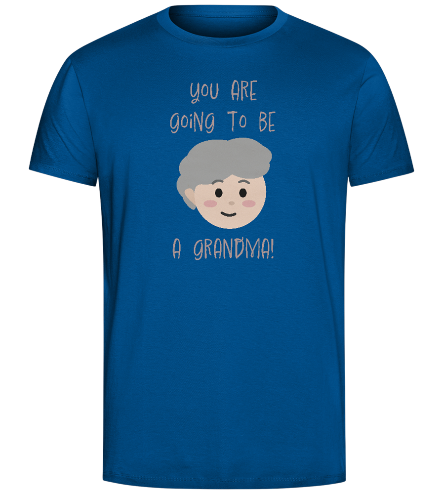 Going To Be A Grandma Design - Comfort Unisex T-Shirt_ROYAL_front