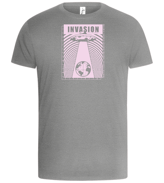 Invasion Ufo Design - Basic Unisex T-Shirt_ORION GREY_front